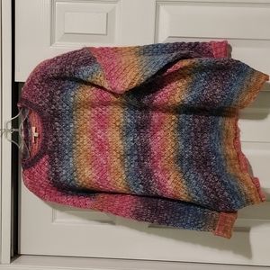Excellent condition Easel rainbow sweater in small